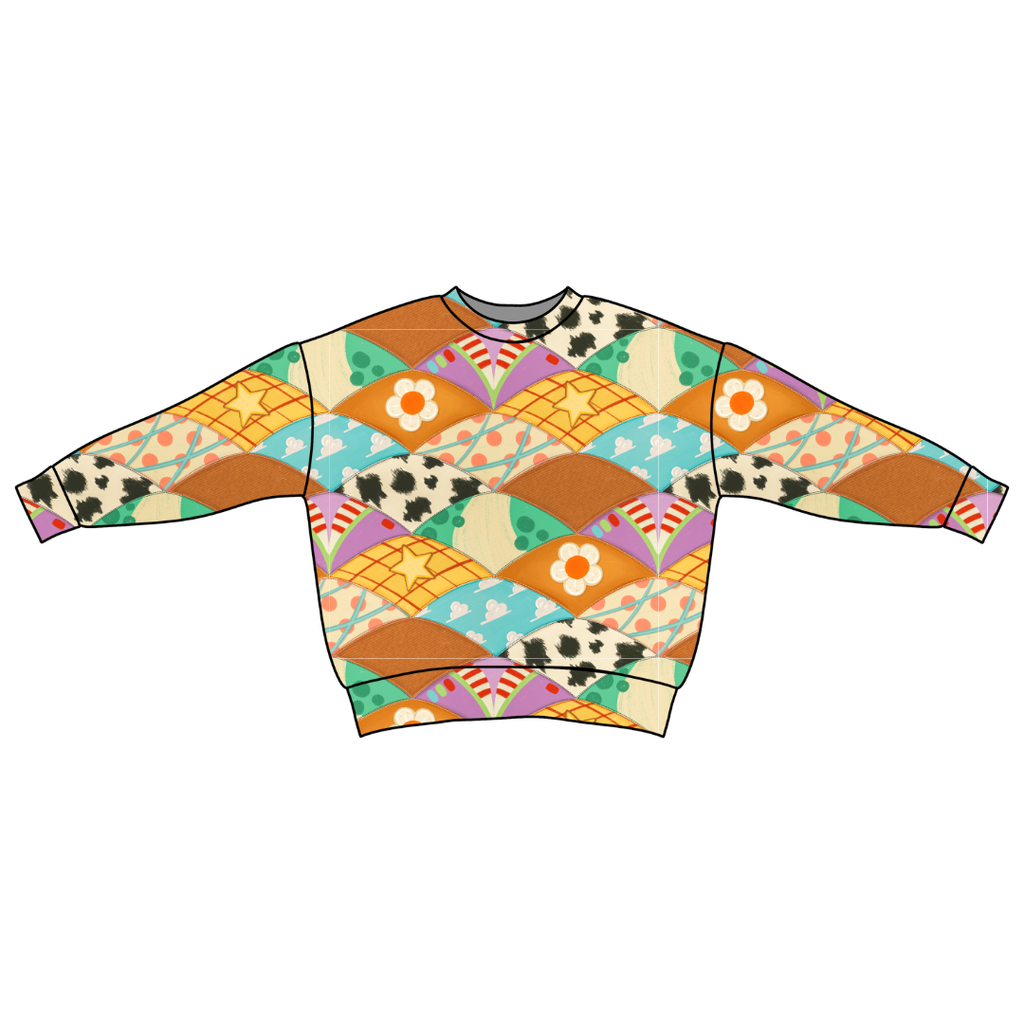 stitched in dreams Zayn Oversized Pullover - PRE ORDER