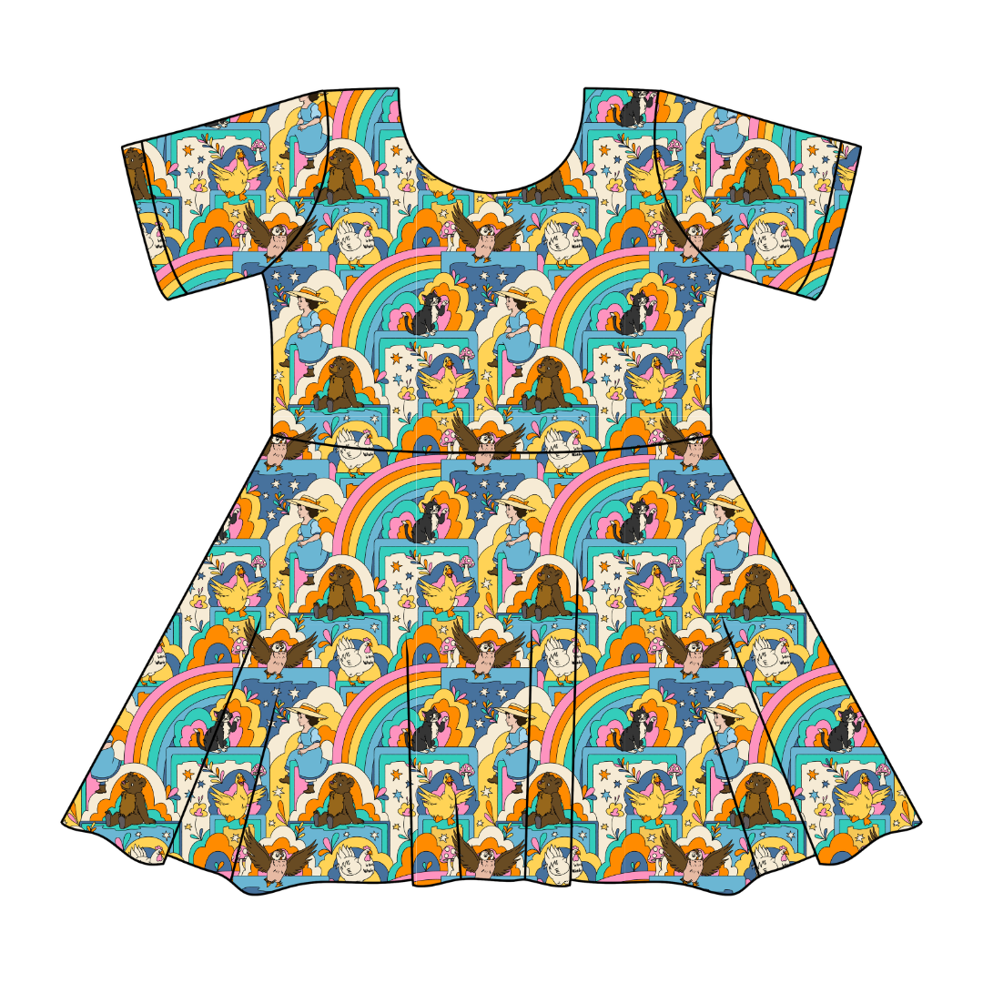 Painted Skys SIERRA - KNIT TWIRL DRESS - PRE ORDER