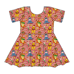 Hunny Acre Cookies Sierra Short Sleeve Twirl - Knit - Pre Order - Christmas Special