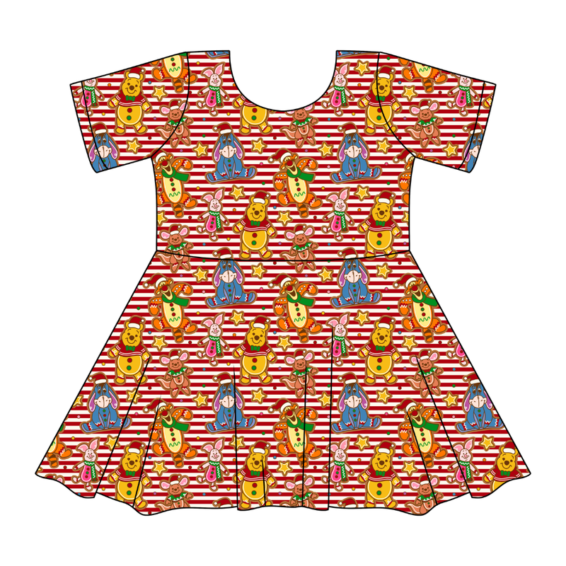 Hunny Acre Cookies Sierra Short Sleeve Twirl - Knit - Pre Order - Christmas Special