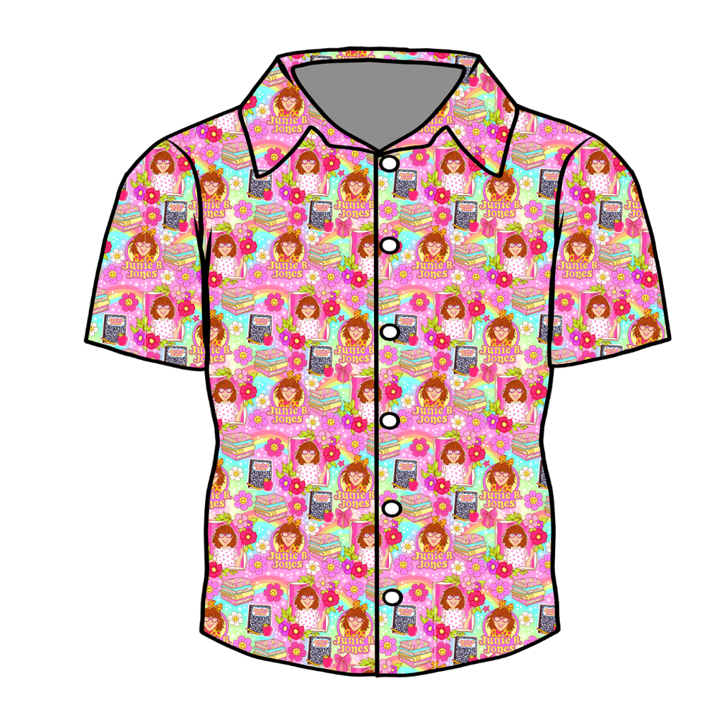 B is for Twilight Men's Button Down Bamboo - Pre Order