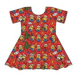 Holiday Shenanigans Sierra Short Sleeve Twirl - Knit - Pre Order - Christmas Special