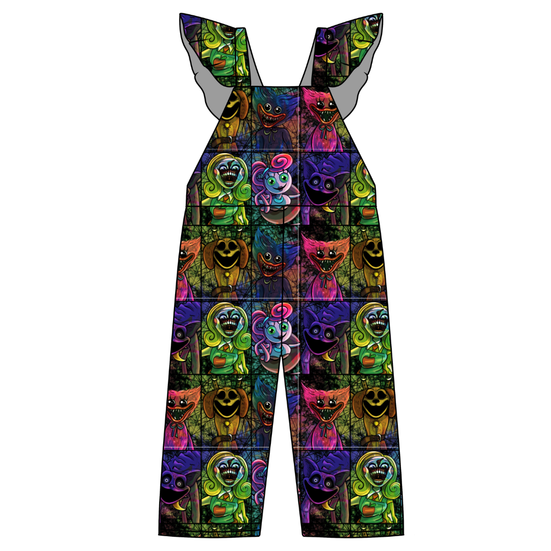 Panic Playroom - Daisy Girl's Flutter Jumpsuit Knit - PRE ORDER