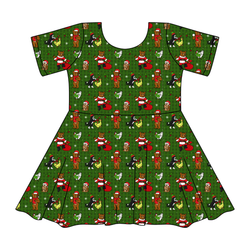 Cozy Cabin Christmas Sierra Short Sleeve Twirl - Knit - Pre Order - Christmas Special