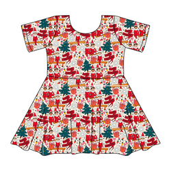 Milk & Mischief Sierra Short Sleeve Twirl - Knit - Pre Order - Christmas Special