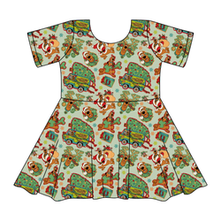 Christmas Mystery Sierra Short Sleeve Twirl - Knit - Pre Order - Christmas Special