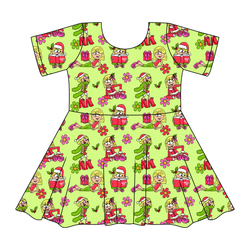 Merry Girl Era Sierra Short Sleeve Twirl - Knit - Pre Order - Christmas Special