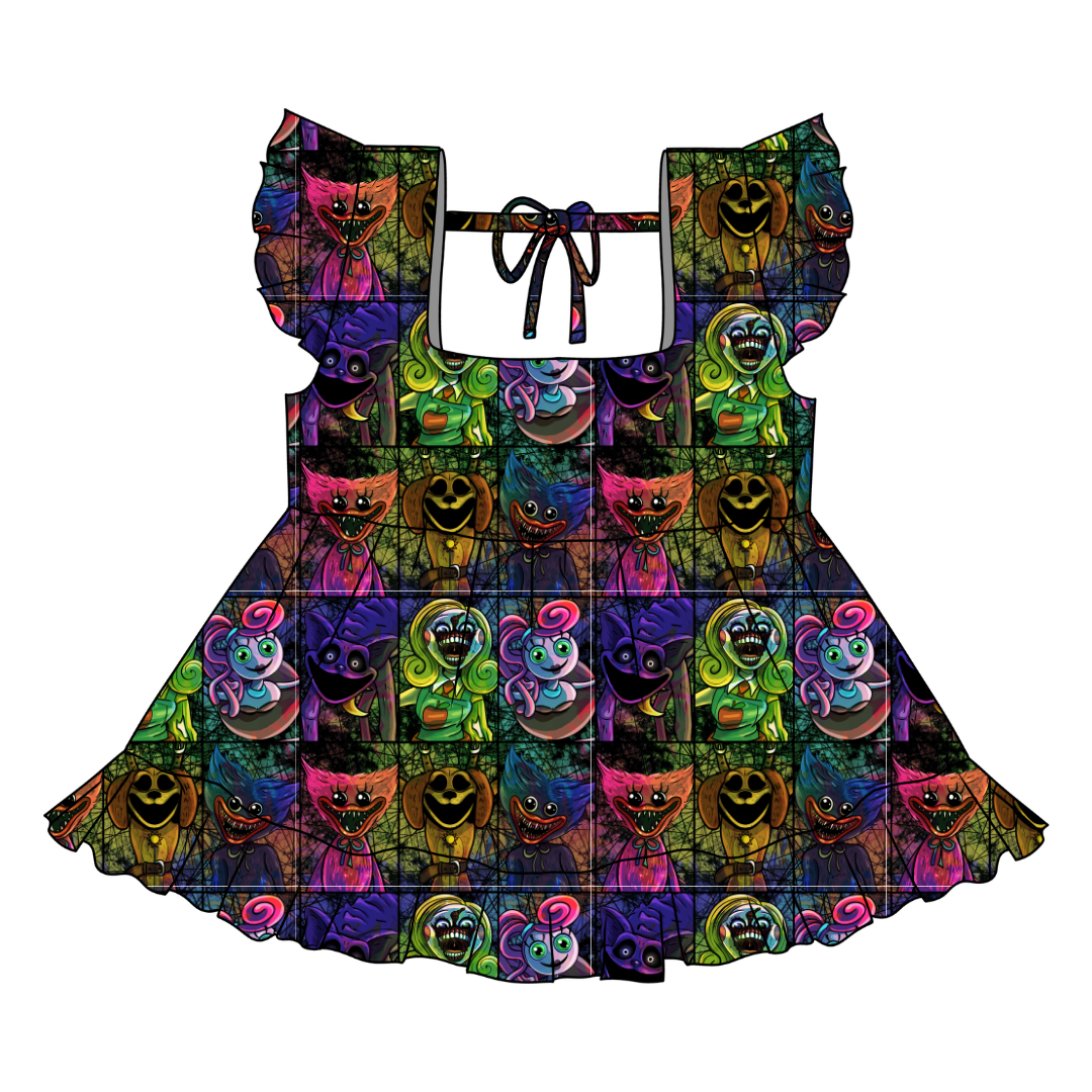 Panic Playroom - Sadie Tie Back Ruffle Top - PRE ORDER