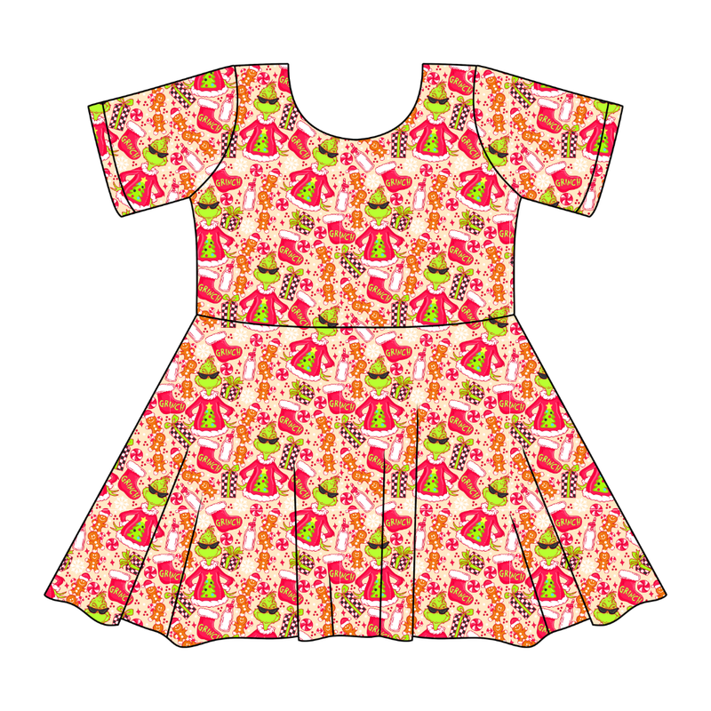 Baking Spirits Bright Sierra Short Sleeve Twirl - Knit - Pre Order - Christmas Special