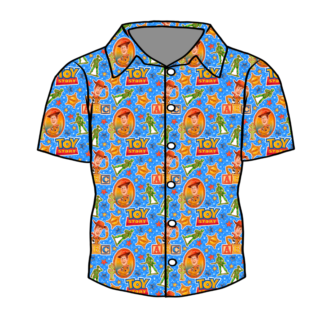 Andy's Toys Twilight Men's Button Down Bamboo - Pre Order
