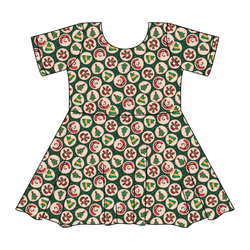Christmas Cookies Sierra Short Sleeve Twirl - Knit - Pre Order - Christmas Special
