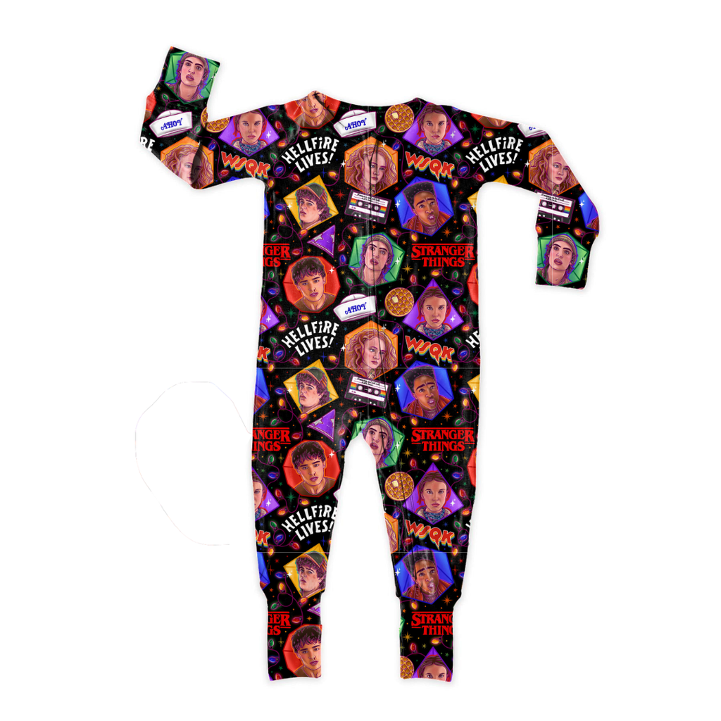 Upside Down Night Dreamland Long Sleeve Sleeper Bamboo - PRE ORDER