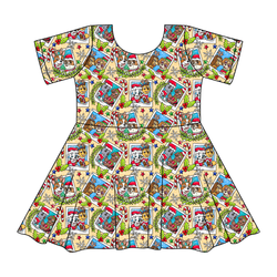 Paws & Claus Sierra Short Sleeve Twirl - Knit - Pre Order - Christmas Special