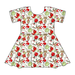 Mistle Toe & Mischief Sierra Short Sleeve Twirl - Knit - Pre Order - Christmas Special
