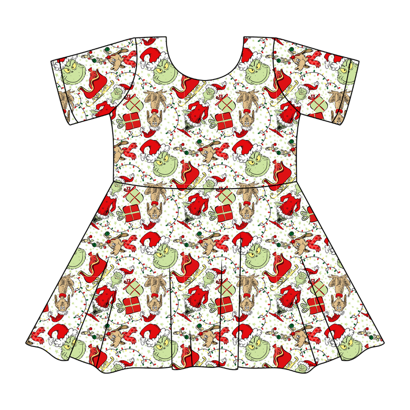Mistle Toe & Mischief Sierra Short Sleeve Twirl - Knit - Pre Order - Christmas Special