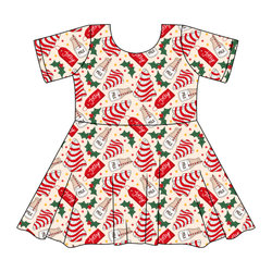 Tree Cakes Sierra Short Sleeve Twirl - Knit - Pre Order - Christmas Special