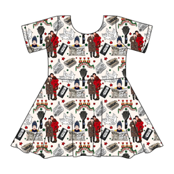 Alone at Home Sierra Short Sleeve Twirl - Knit - Pre Order - Christmas Special