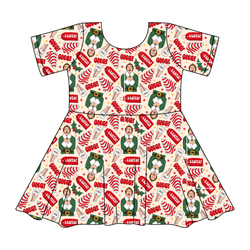 World's Best Elf Sierra Short Sleeve Twirl - Knit - Pre Order - Christmas Special