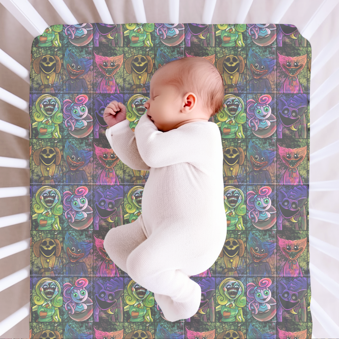 Panic Playroom Fitted Sheet Bamboo - PRE ORDER
