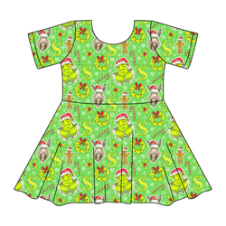 Swamp Bells Sierra Short Sleeve Twirl - Knit - Pre Order - Christmas Special