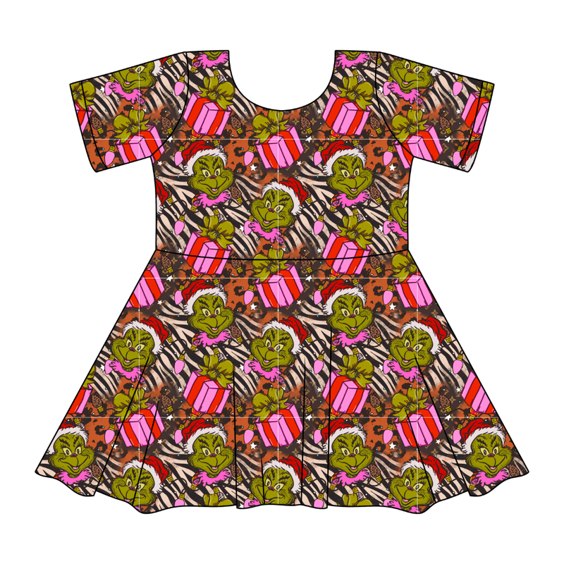 Pretty Mean Christmas Sierra Short Sleeve Twirl - Knit - Pre Order - Christmas Special