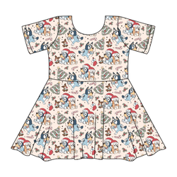 Heeler Holiday Sierra Short Sleeve Twirl - Knit - Pre Order - Christmas Special