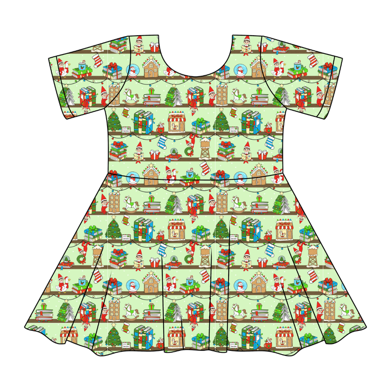 Holiday Hide & Seek Sierra Short Sleeve Twirl - Knit - Pre Order - Christmas Special