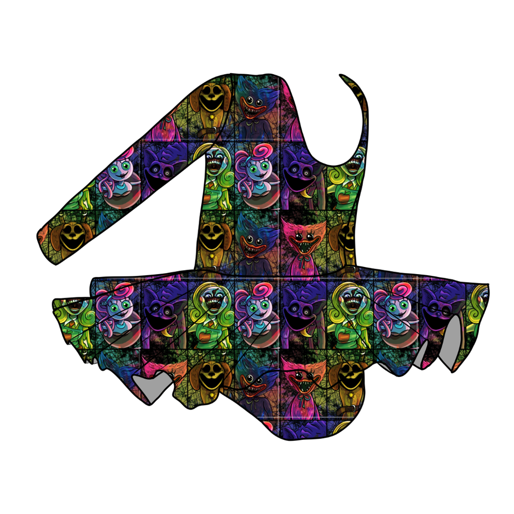 PANIC PLAYROOM - Grace Long Sleeve Skirted Leotard - PRE ORDER