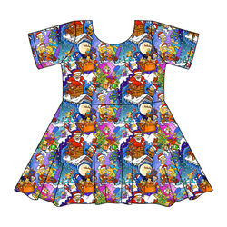 D oh Holy Night Sierra Short Sleeve Twirl - Knit - Pre Order - Christmas Special