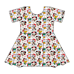 Jolly Holiday Crew Sierra Short Sleeve Twirl - Knit - Pre Order - Christmas Special