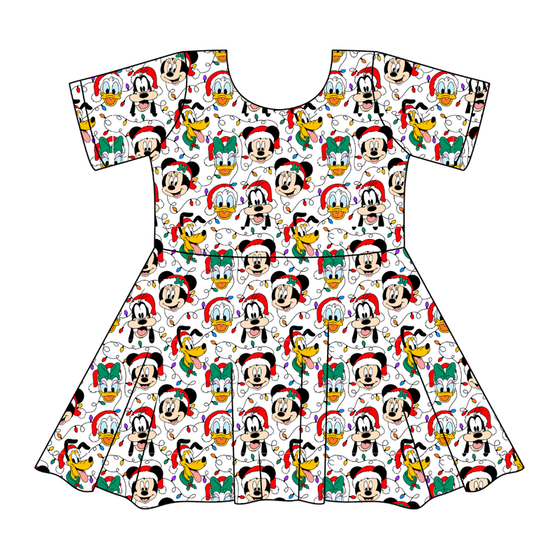Jolly Holiday Crew Sierra Short Sleeve Twirl - Knit - Pre Order - Christmas Special