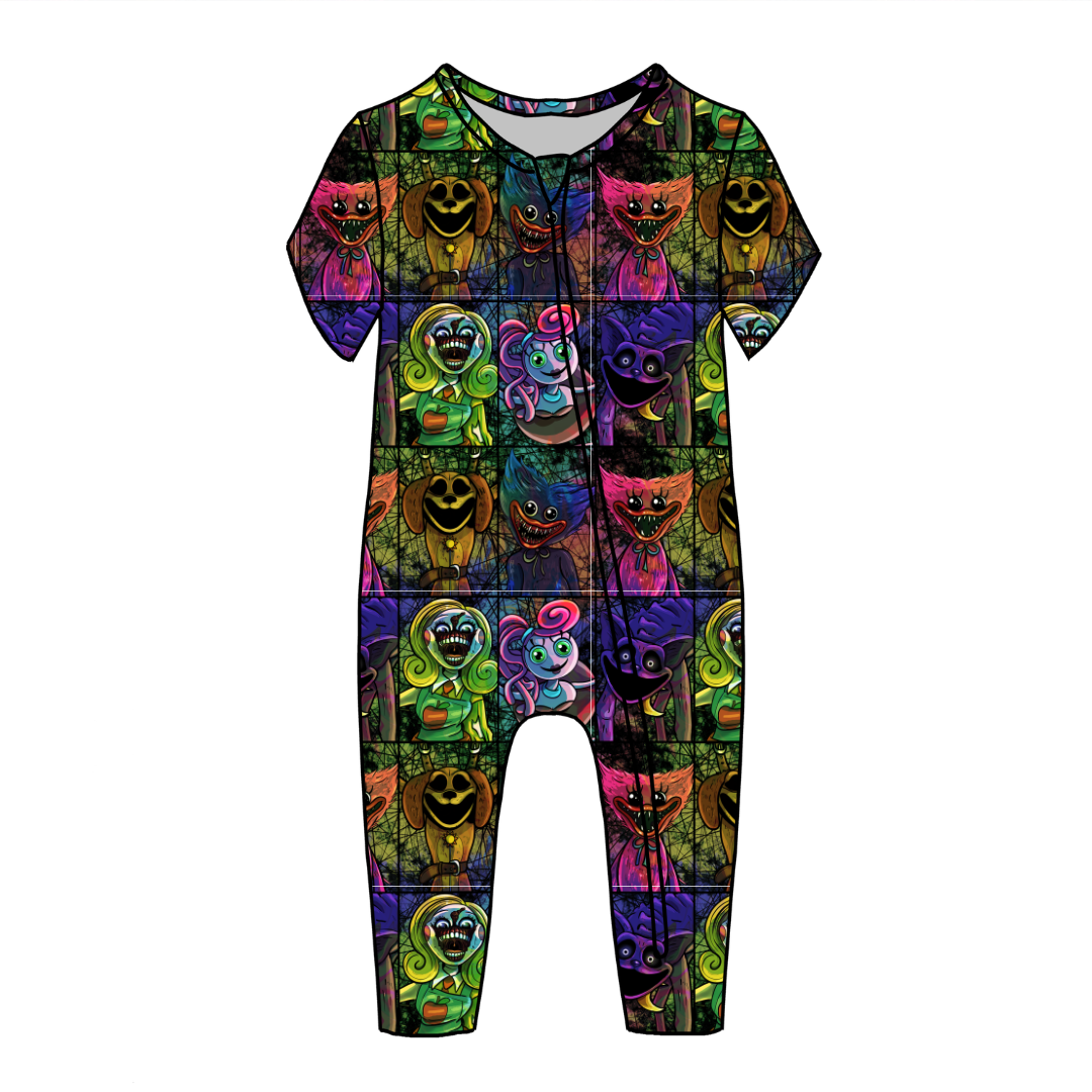 Panic Playroom Dandelion Short Sleeve Sleeper Bamboo - PRE ORDER
