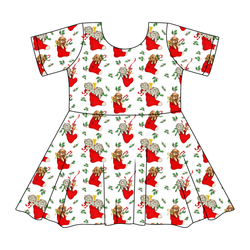 Under the Tree Sierra Short Sleeve Twirl - Knit - Pre Order - Christmas Special