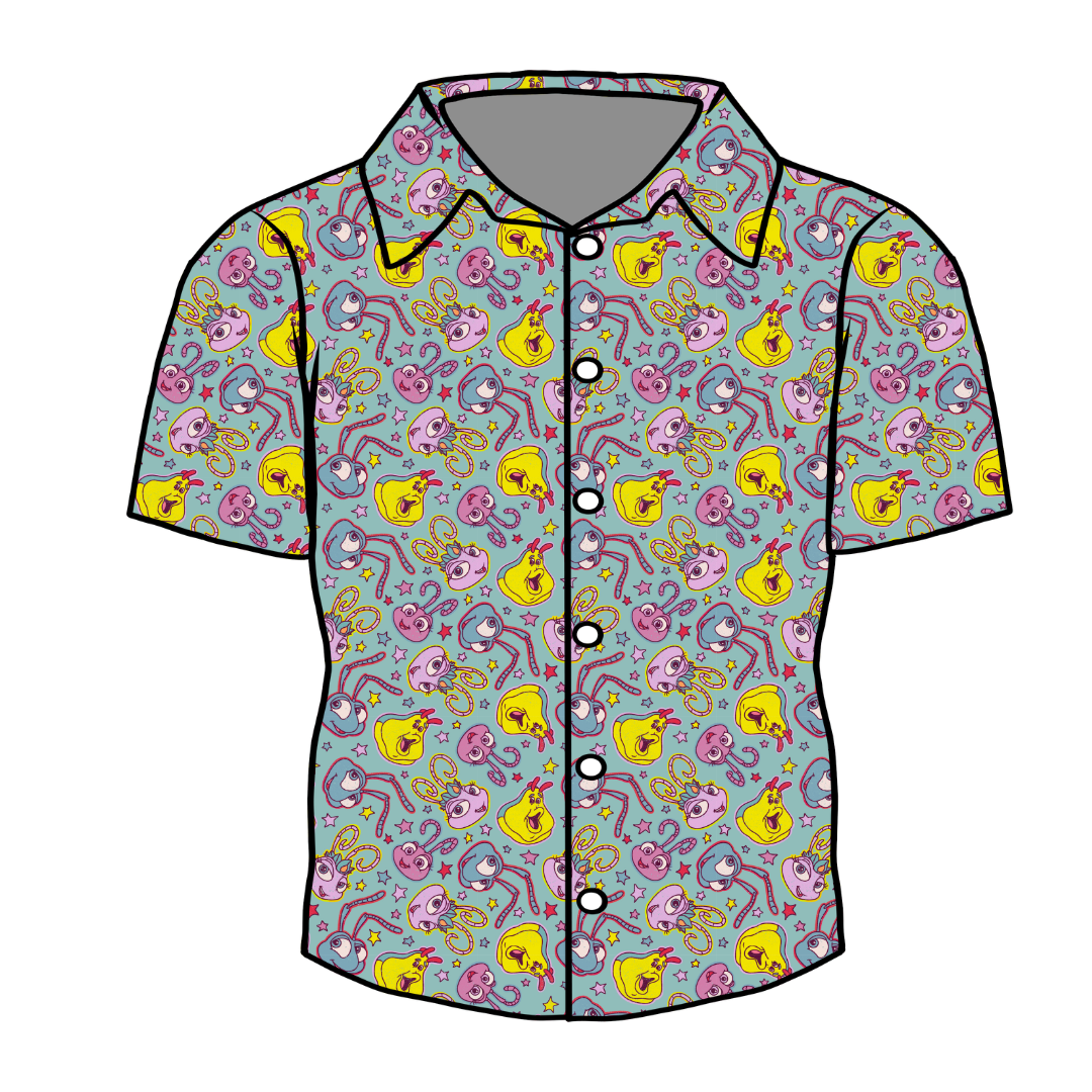 Bugs Dapper Short Sleeve Button Bamboo Shirt - PRE ORDER