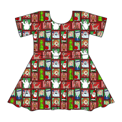 Christmas through the Years Sierra Short Sleeve Twirl - Knit - Pre Order - Christmas Special