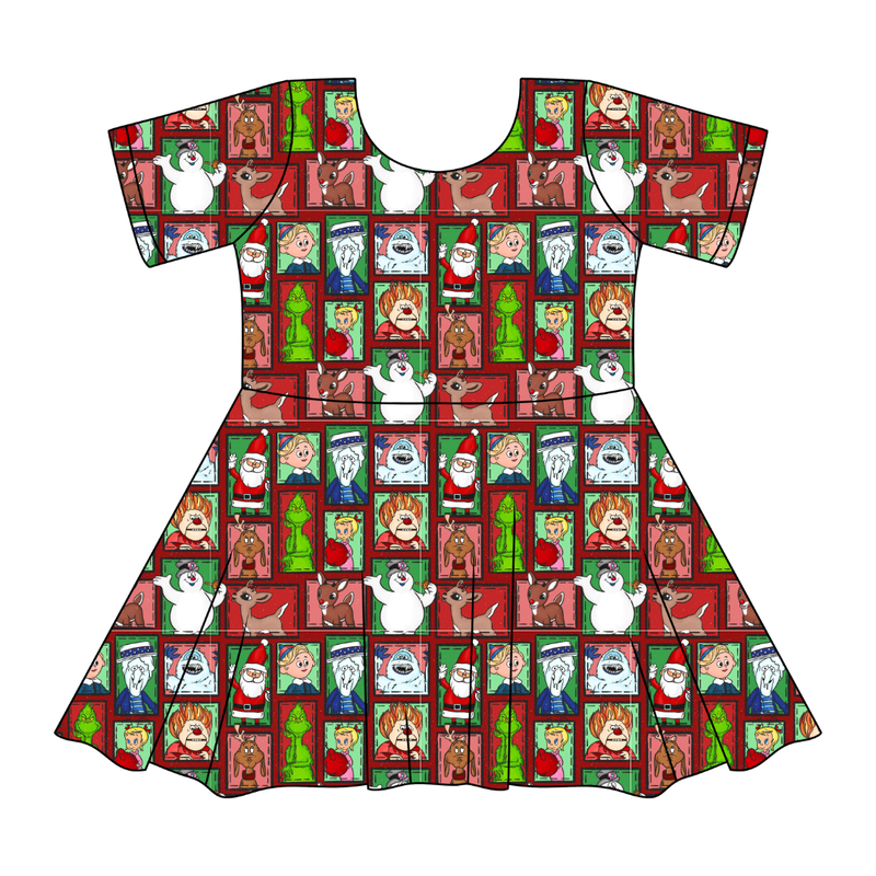 Christmas through the Years Sierra Short Sleeve Twirl - Knit - Pre Order - Christmas Special