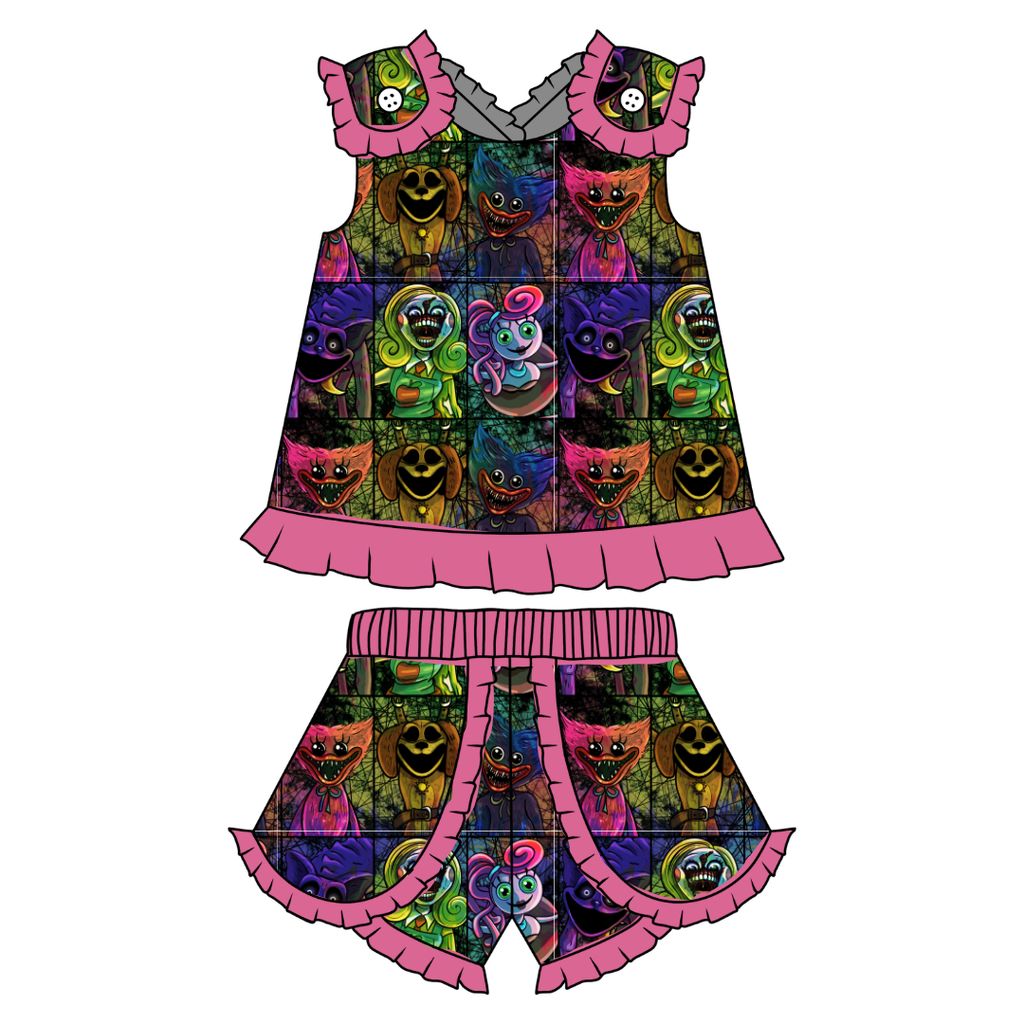 Panic Playroom - Evie Tulip Short Set Knit - PRE ORDER