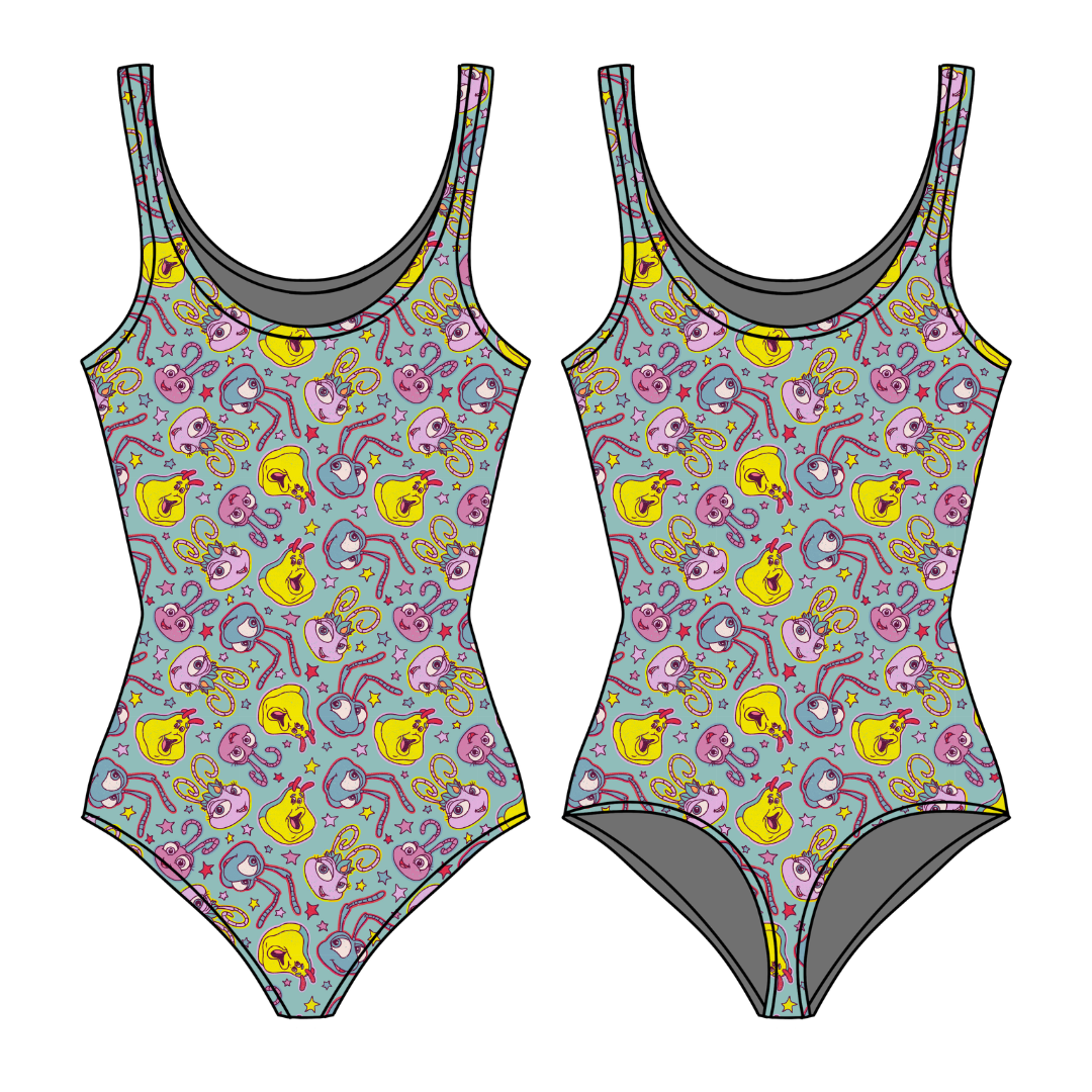 Bugs Sapphire Women's Bamboo Leotard - Pre Order
