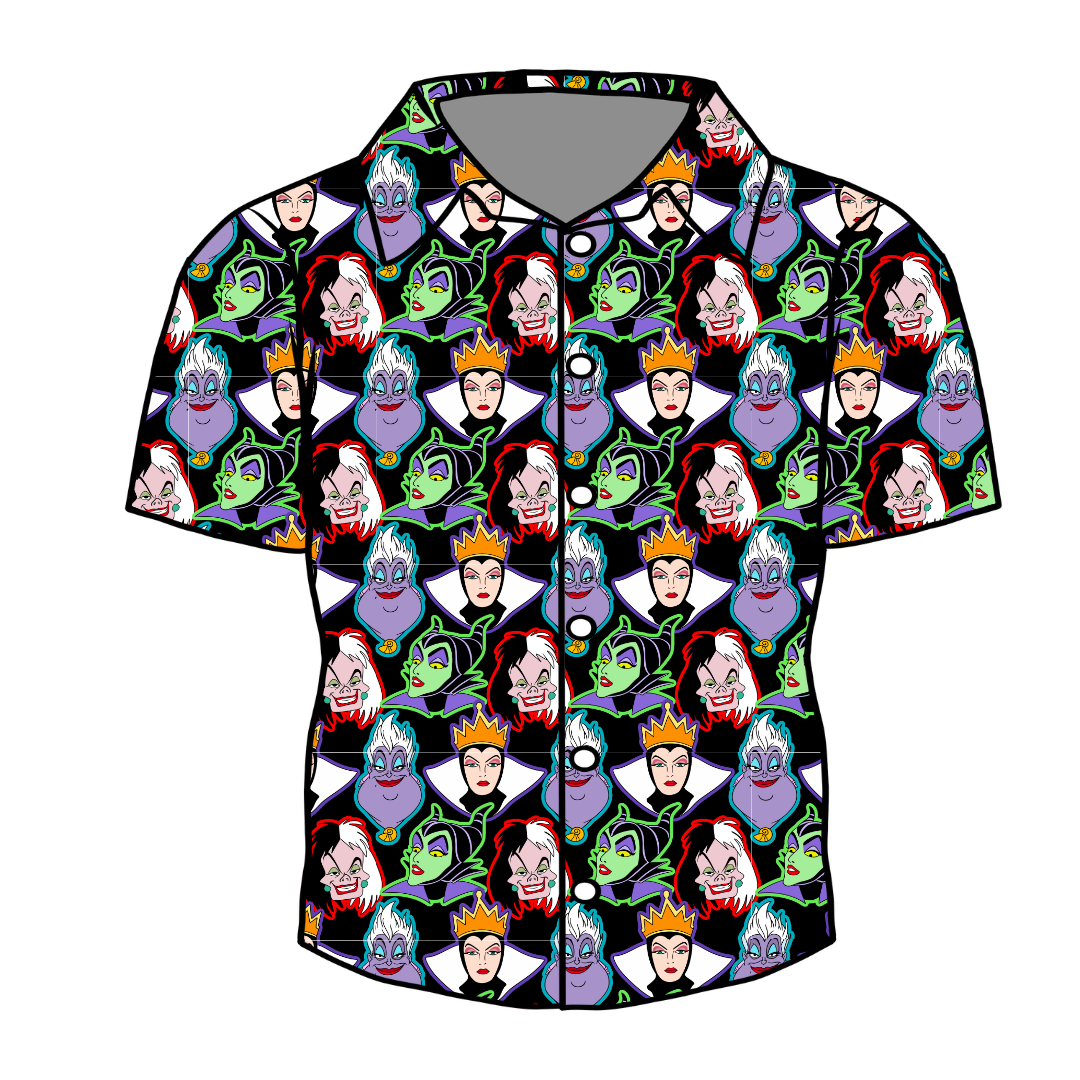 Wicked Vanity - Twilight Men's Button Down Bamboo - Pre Order