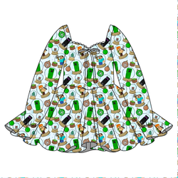 Christmas Crafts Chloe Long Sleeve Sweetheart Dress - Knit - Pre Order - Christmas Special