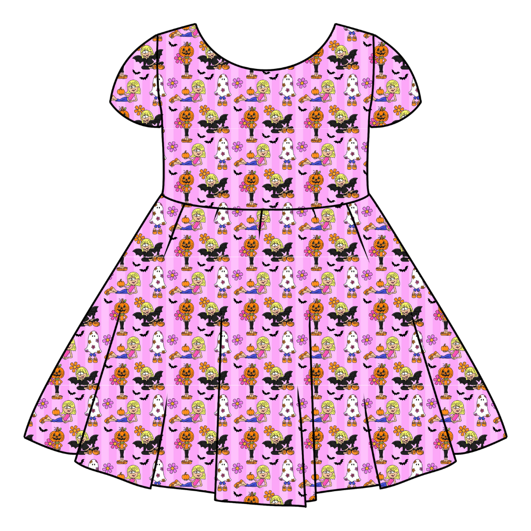 hey now hey now - Honey Girl's Twirl Dress Bamboo - PRE ORDER