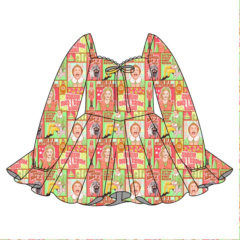 Someone Needs a Hug Chloe Long Sleeve Sweetheart Dress - Knit - Pre Order - Christmas Special