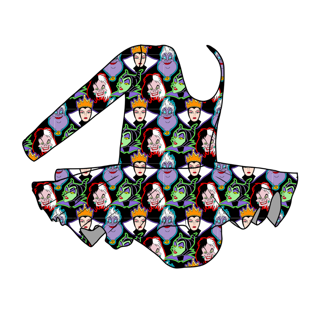 WICKED VANITY - Grace Long Sleeve Skirted Leotard - PRE ORDER
