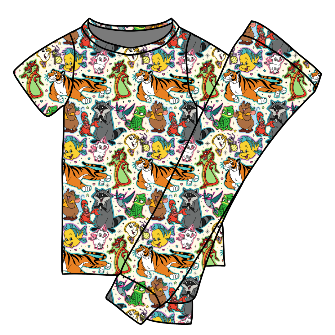 Storybook Squad Cozy Bamboo Short Sleeve Pants Set - PRE ORDER