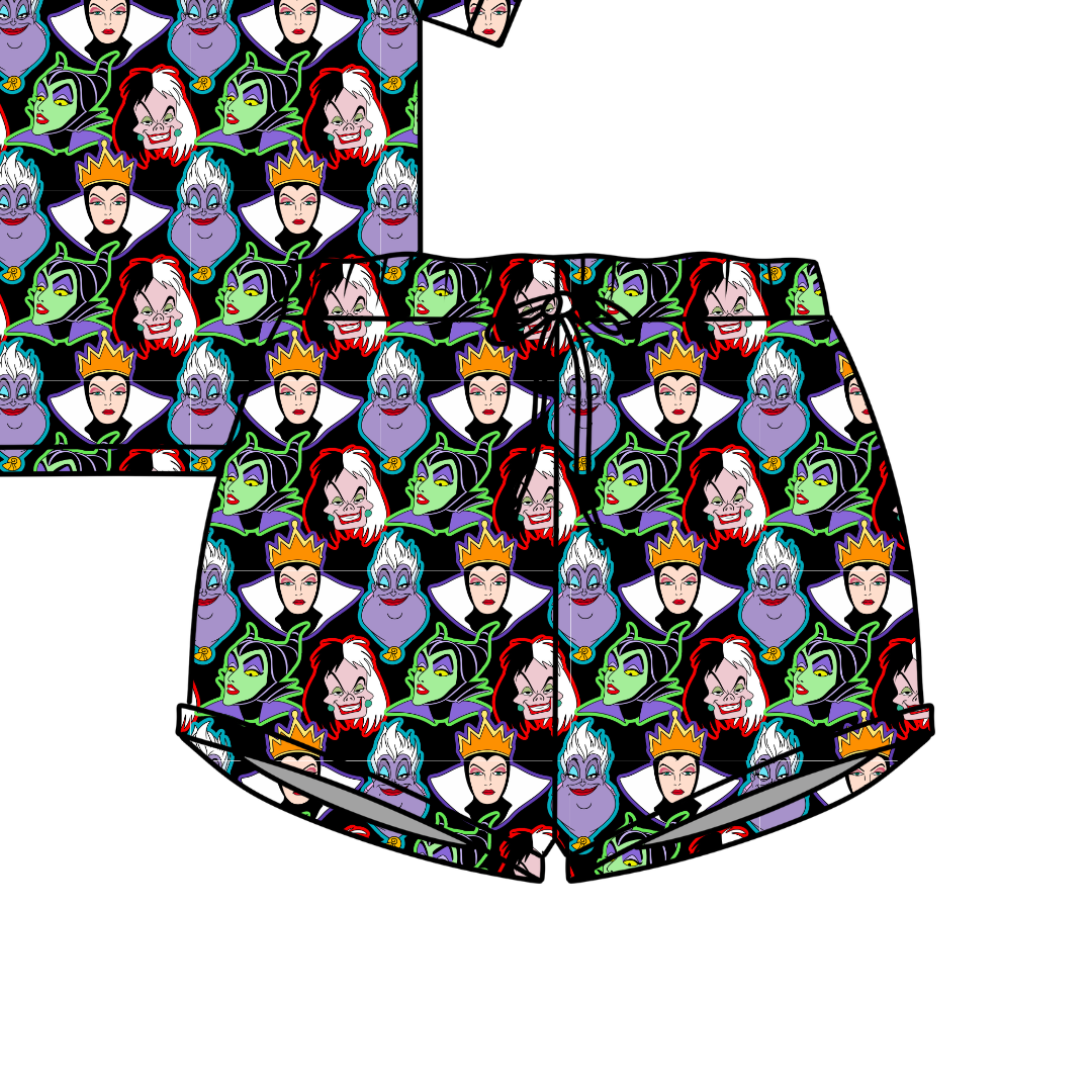 Wicked Vanity Jazzy Adult Pajama Bamboo Shorts - Pre Order