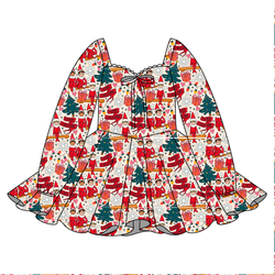 Milk & Mischief Chloe Long Sleeve Sweetheart Dress - Knit - Pre Order - Christmas Special