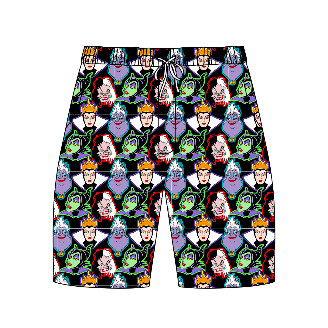 Wicked Vanity Chill Extended Length Adult Pajama Bamboo Shorts - Pre Order