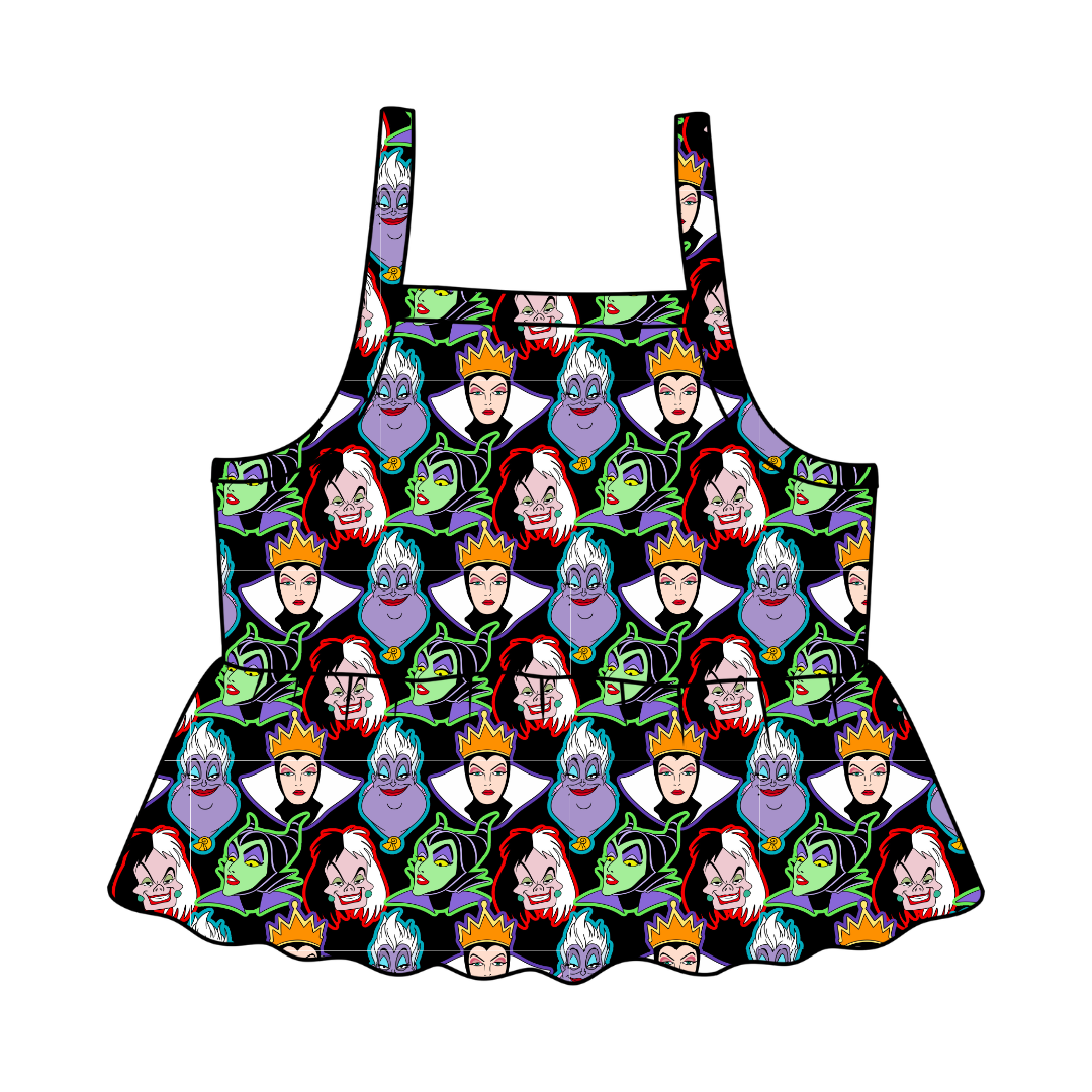 Wicked Vanity - Tootsie Peplum Tank Knit - PRE ORDER