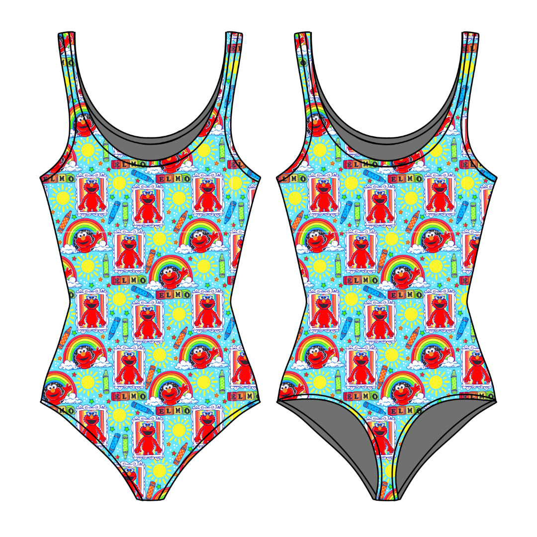 Learning is fun!? Sapphire Women's Bamboo Leotard - Pre Order