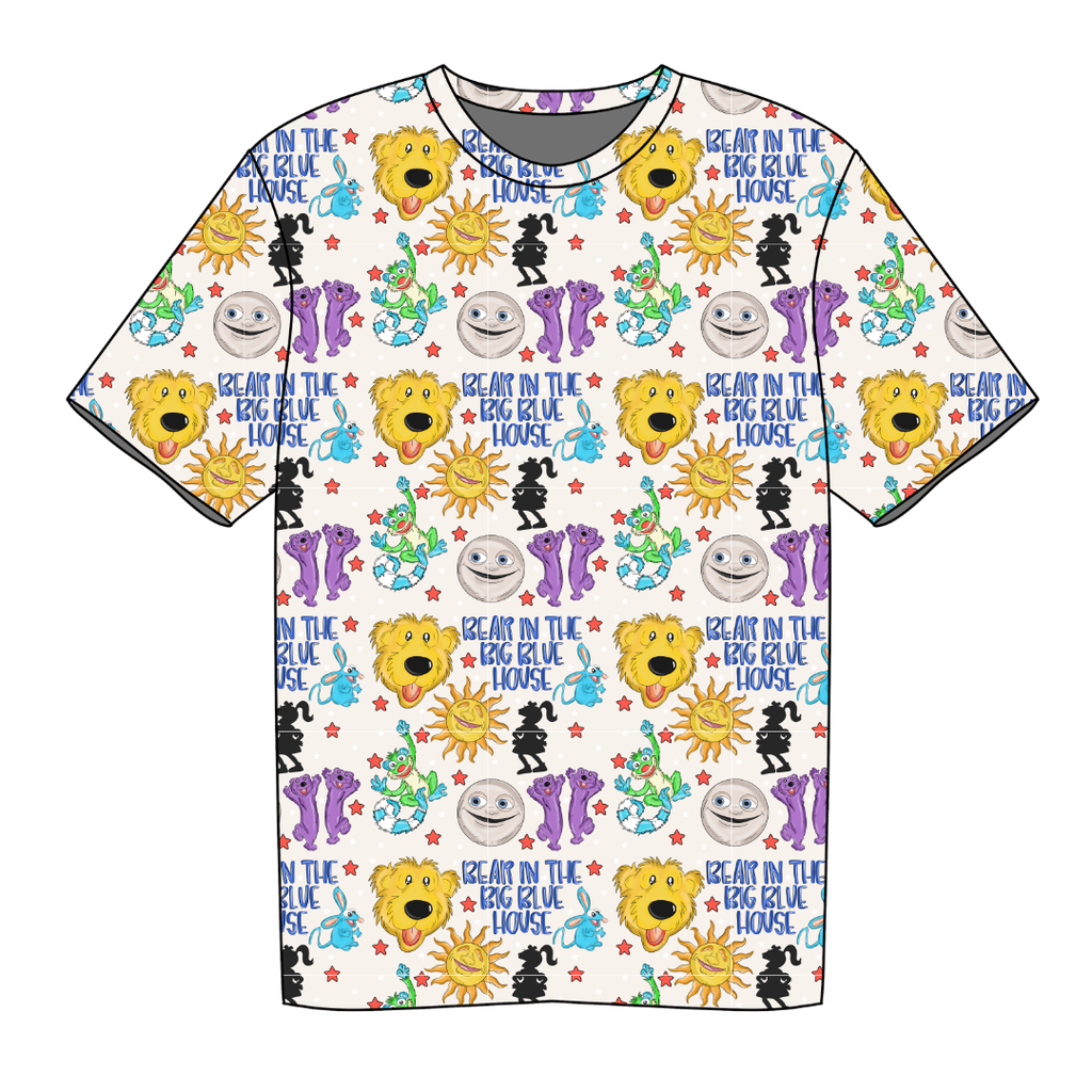 The Big House Rowdy Short Sleeve Shirt Knit - PRE ORDER